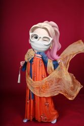 -后宫·古装汉服京剧儿童亲子全家福摄影