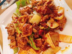炒驴板肠-敦煌达记酱驴肉黄面馆
