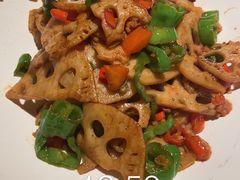 绿茶小炒藕片-绿茶餐厅(光谷世界城步行街店)