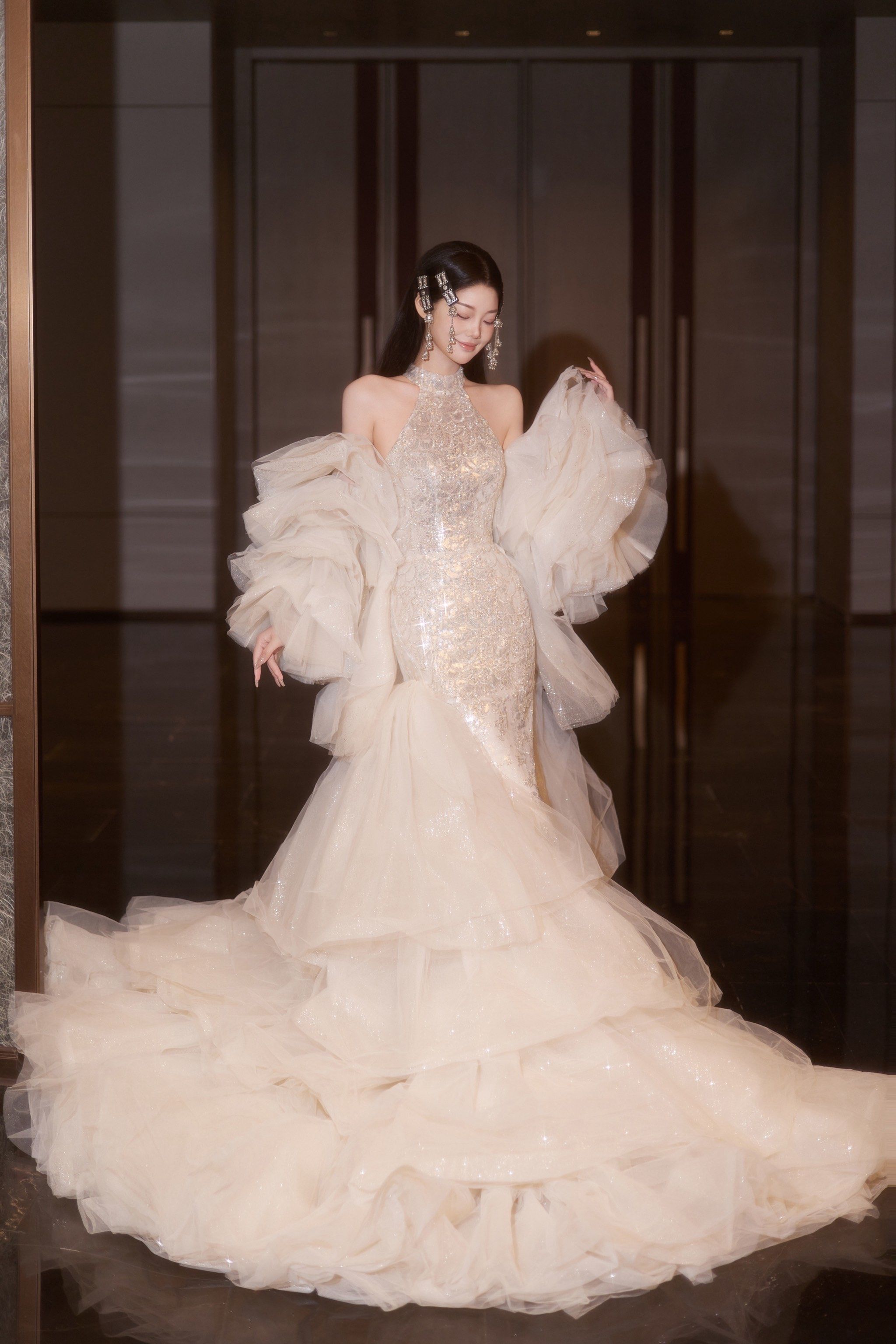 美疯✨当女明星晚礼服走进现实‼️