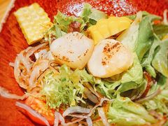 扇贝柚子海蜇沙拉-花潮料理艺食馆(世欧广场店)