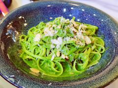 菠菜汁青酱意大利面-拾挚扒房(招商花园城店)