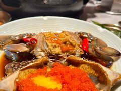 草家招牌酱油蟹-草家酱蟹炭火烤肉店(珲春南路一店)