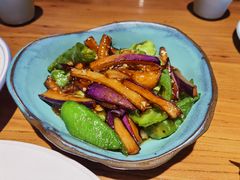 虎皮辣子烧茄子-胖老汉新疆特色椒麻鸡(南门店)