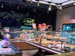 面包甜点陈列柜-巴黎贝甜(望京信万店)