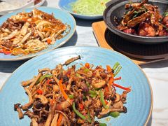 xo酱爆炒菌菇-鹿港小镇(霄云店)
