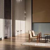 Roomers Hotel建筑外观采用简洁的黑白灰格调