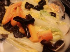 鲜贝鱼汤煮时蔬-港丽餐厅(高德置地店)