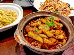 鱼香茄子煲-千日贺茶餐厅(高新万达店)