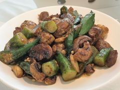 金蒜秋葵爆口蘑-枕水江南(铁西万象汇店)