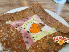 巴黎火腿鸡蛋芝士蘑菇可丽饼-RAC BAR(安福路店)