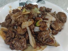 葱爆羊肉-宝发园名菜馆