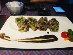 薄牛肉卷-羽山料理