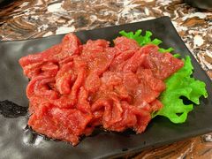 烤瘦牛-啊美丽炭火烤肉(滑翔一店)
