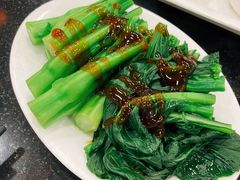 白灼蚝油碧绿鲜菜心-丽的面家(多宝路店)