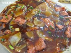 蠔油牛肉蓋澆～-老盛昌(梅陇店)