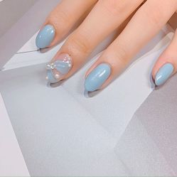 -复古绿·少女主题美甲美睫
