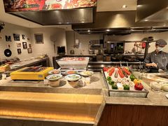 自助取餐区-广州希尔顿逸林酒店-OPEN開·全日制餐厅·海鲜·小火锅·自助餐(东风路店)