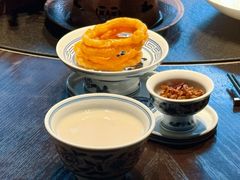豆汁儿焦圈-四季民福烤鸭店(外滩外白渡桥店)