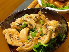 XO酱爆口蘑-胖记烤肉(江汉路店)