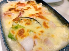 白汁芝士海鲜焗饭-石板街港澳冰室(天环店)
