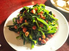果仁菠菜-玫瑰红烤羊排(北新桥三条店)