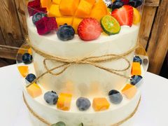 动物奶油美式田园风水果裸蛋糕-艾加柒克蛋糕茶歇甜品台(春熙路店)