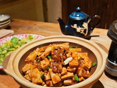 农家五花肉炒香干-破三川·新川菜(静安大融城店)