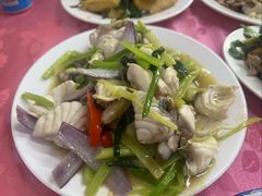 香芹炒中山脆肉鲩-电白鸭粥店(下沙二坊88号店)