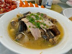 咸肉茭白蒸鳝筒-三元宾馆-中餐厅
