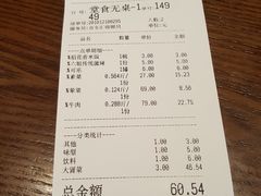 账单-成都你六姐·牛肉冒菜(城市集市合生汇店)
