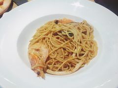 酱油海鲜意面-棒约翰比萨·意面(张江长泰店)