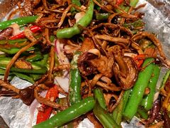 茶树菇炒八爪鱼-桂满陇-十里风荷(合生汇店)