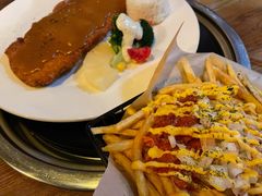 泡菜薯条-包装马车·韩国料理·포장마차