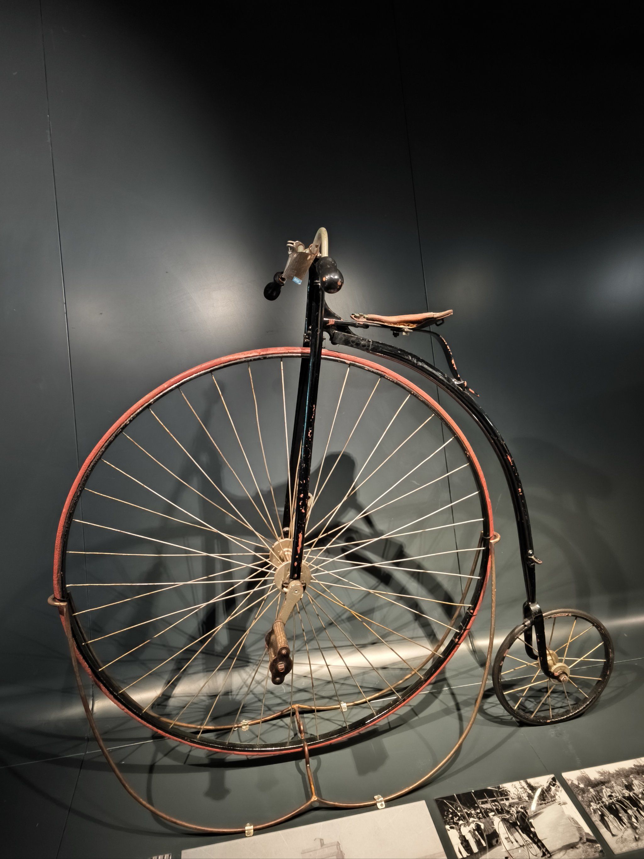 见过大小轮子的自行车吗