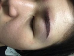 艾美韩式定妆纹绣飘眉眼线(绣眉眼线 洗眉眼线)-Amy韩式定妆