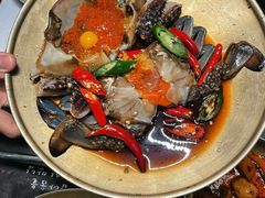 -草家酱蟹炭火烤肉店(珲春南路一店)