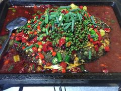 -探鱼·鲜青椒爽麻烤鱼(中天广场店)