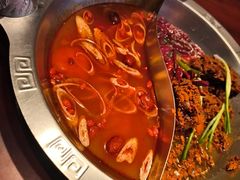 鸳鸯番茄锅-袁老四重庆老火锅(桐梓坡店)