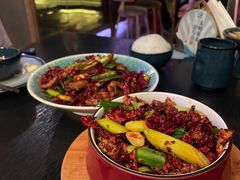 宫爆板筋-山石榴·贵州菜(丰盛里店)