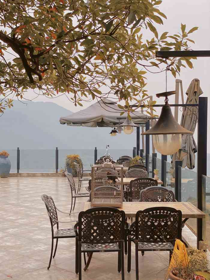 南麓茆舍餐厅-"南山半山腰的一家店,在山中环境很不错.去.