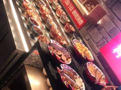 自助取餐区-老牌坊云南鱼豆花火锅(哈西万达店)