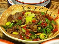 蹄汤烩猪肝-冶建镜子·老南昌大排档·江西虾王(总店)