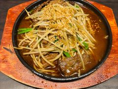 铁板牛肝炒韭菜豆芽-九州酒场ひこぞう(2号店)