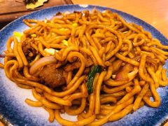干炒乌冬面-粤域茶餐厅