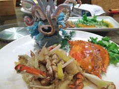 海捕大公飞蟹-小渔船渔家传统菜(鲅鱼圈店)
