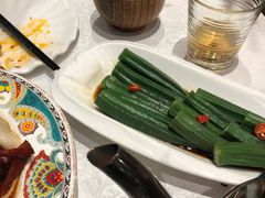 白灼秋葵-巴依老爷新疆美食(工体旗舰店)