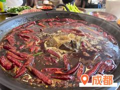 纯牛油锅底-黄潇洒老火锅(九眼桥宏济巷店)