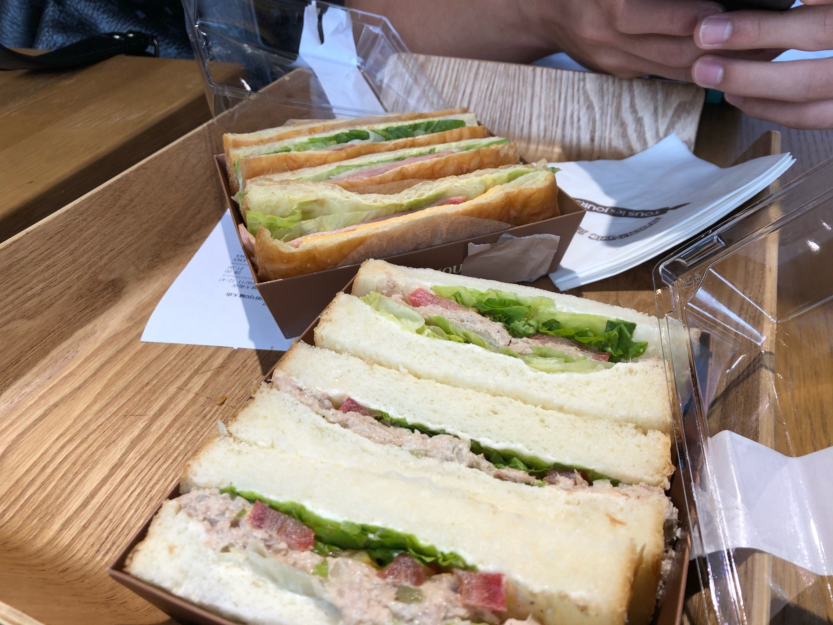 多乐之日的三明治很好吃呀,拯救减肥期