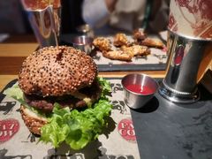 经典胖牛汉堡套餐-FAT COW(虹梅路店)